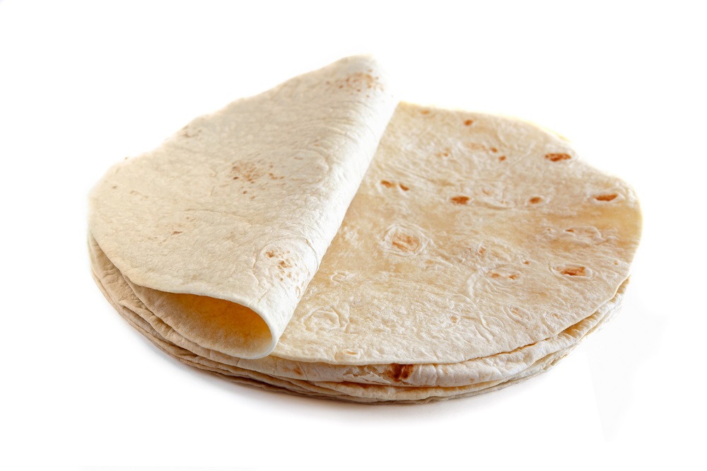 white flour tortilla